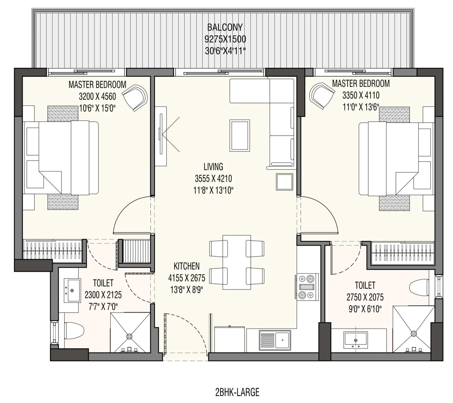 Godrej Golf Links The Suites Studio Floor Plan in Greater Noida