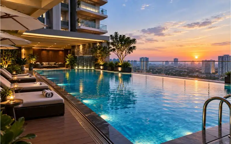Godrej Golf Links swimming pool
