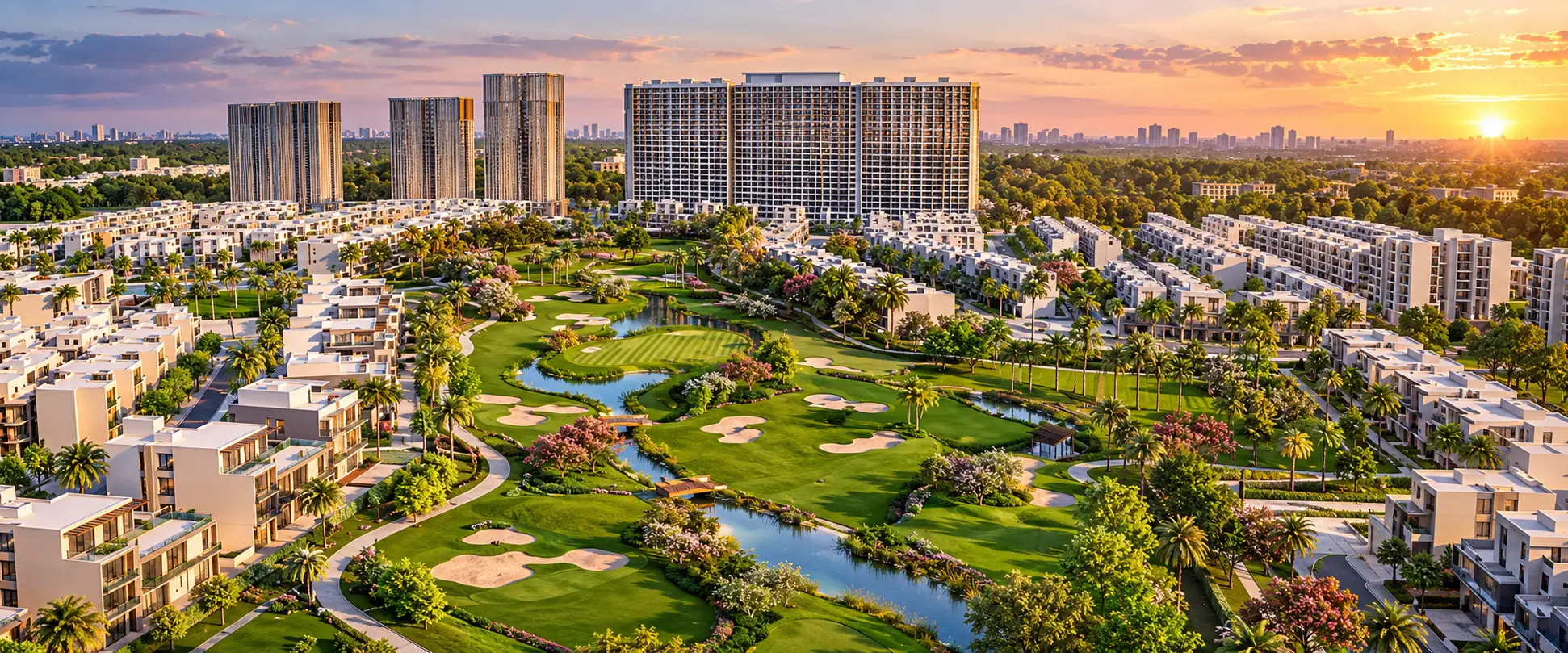 Godrej Crest villas at Godrej Golf Links Sector 27 Greater Noida