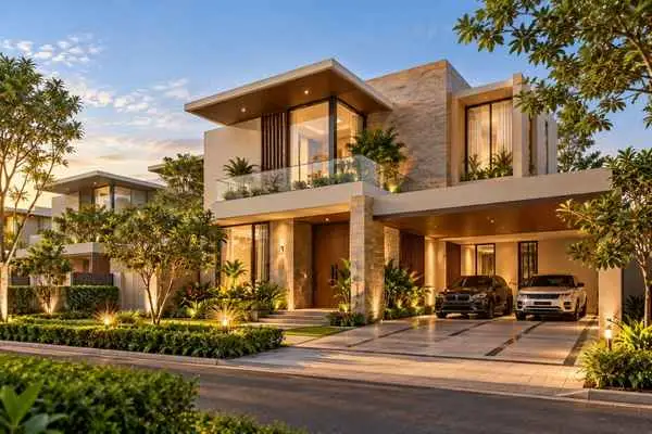 Residential exterior setting associated with Godrej Windsor at Godrej Golf Links, Sector 27 Greater Noida